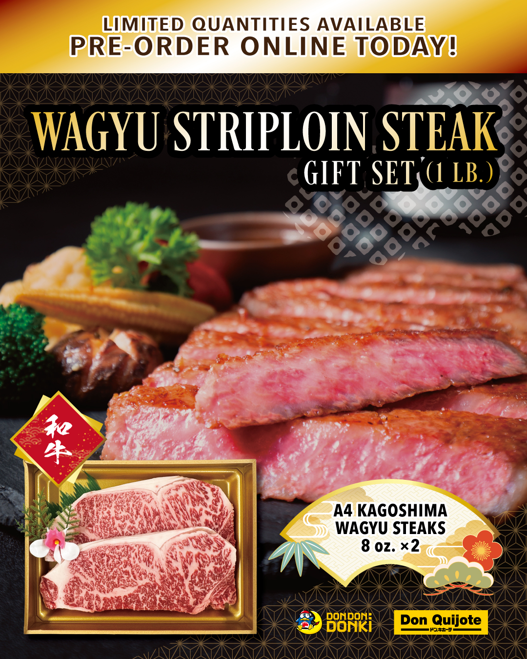 Wagyu Striploin Steak Gift Set