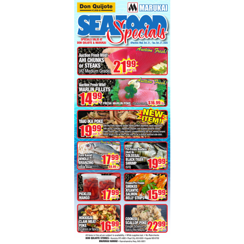 Seafood Flyer Wed, Oct 21, 2026 - Tue, Oct 27, 2026