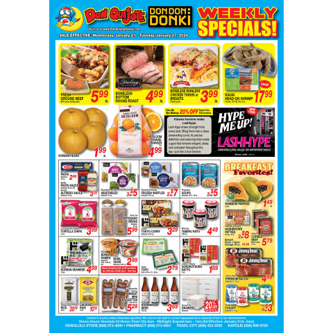 Weekly Flyer Wed, Jan 21, 2026 - Tue, Jan 27, 2026