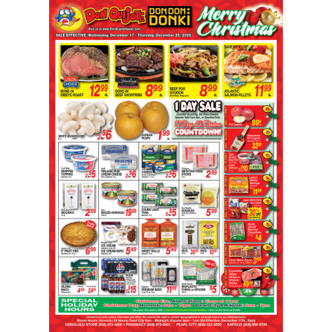 Weekly Flyer Wed, Dec 17, 2025 - Thu, Dec 25, 2025