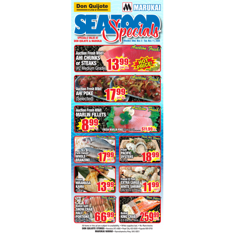 Seafood Flyer Wed, Nov 5, 2025 - Fri, Nov 11, 2025
