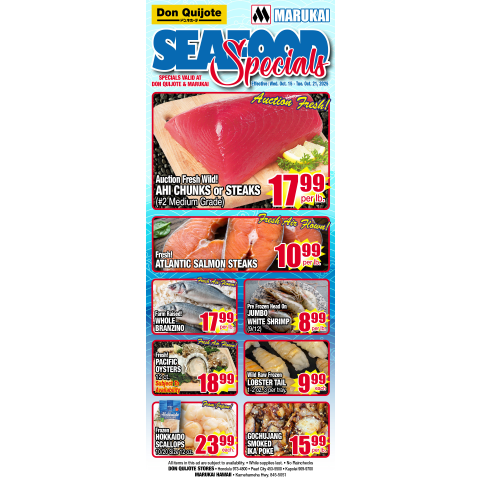 Seafood Flyer Wed, October 15, 2025 - Tue, October 21, 2025