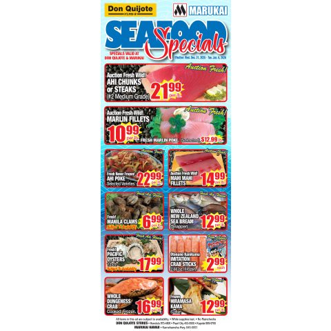Seafood Flyer Wed, Dec 31, 2025 - Tue, Jan 06, 2026