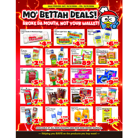 Mo' Bettah Deals!