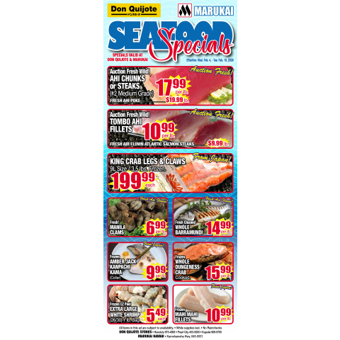 Seafood Flyer Wed, Feb 04, 2026 - Tue, Feb 10, 2026