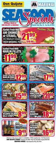 Seafood Flyer Wed, May 20, 2026 - Tue, May 26, 2026