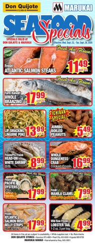 Seafood Flyer Wed, Sep 23, 2026 - Tue, Sep 29, 2026