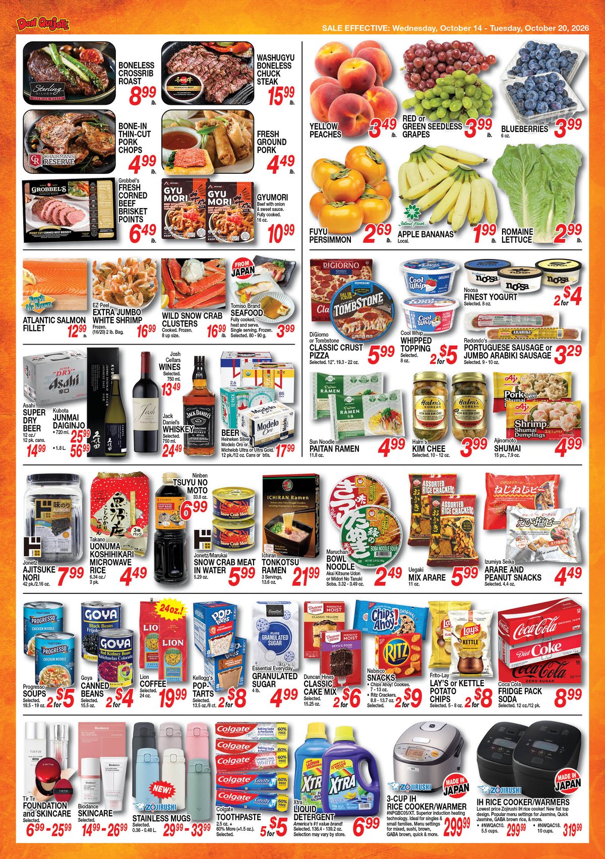 Weekly Flyer Wed, Oct 14, 2026 - Tue, Oct 20, 2026