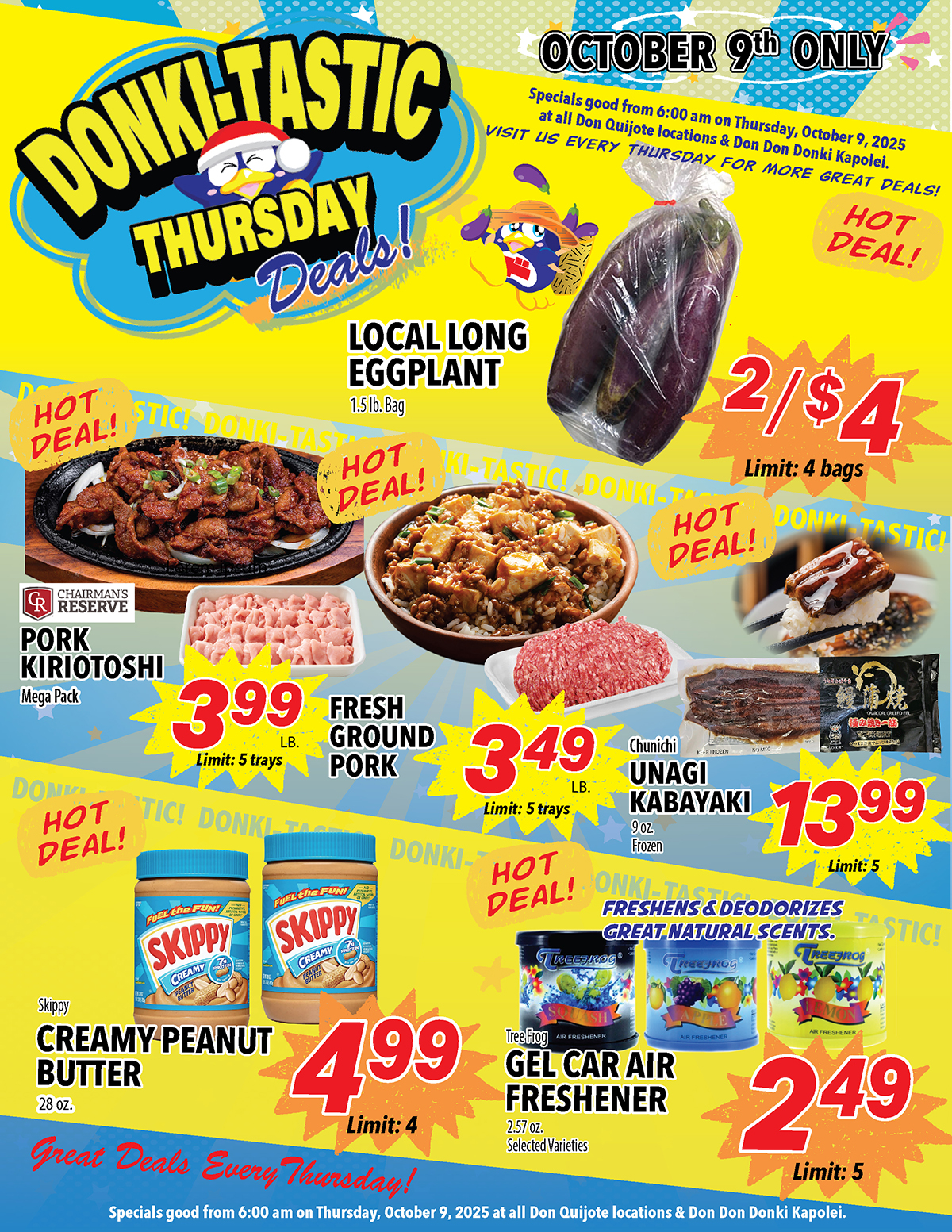Donki-Tastic Thursday Flyer, Oct 09, 2025