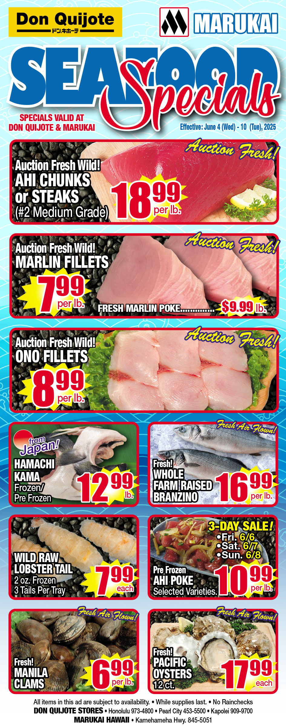 Seafood Flyer Wed, June 04, 2025 - Tue, June 10, 2025