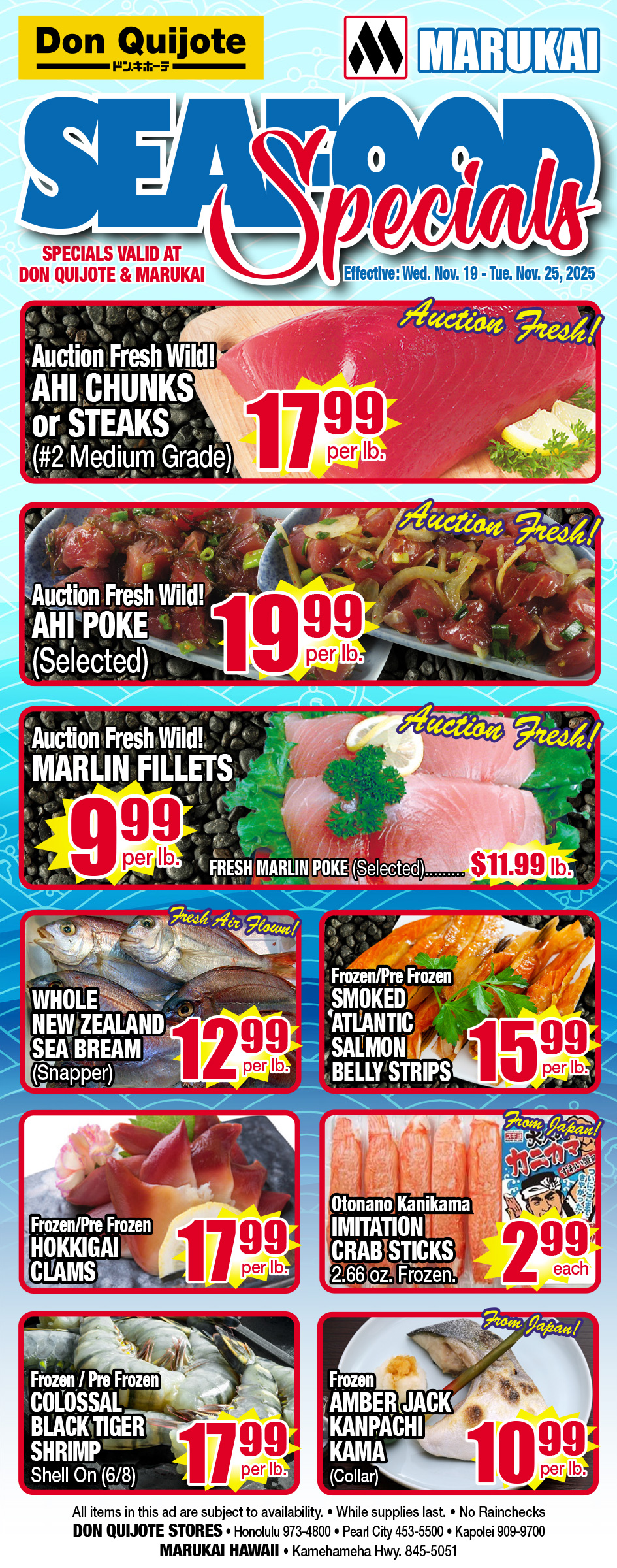 Seafood Flyer Wed, November 19, 2025 - Tue, November 25, 2025