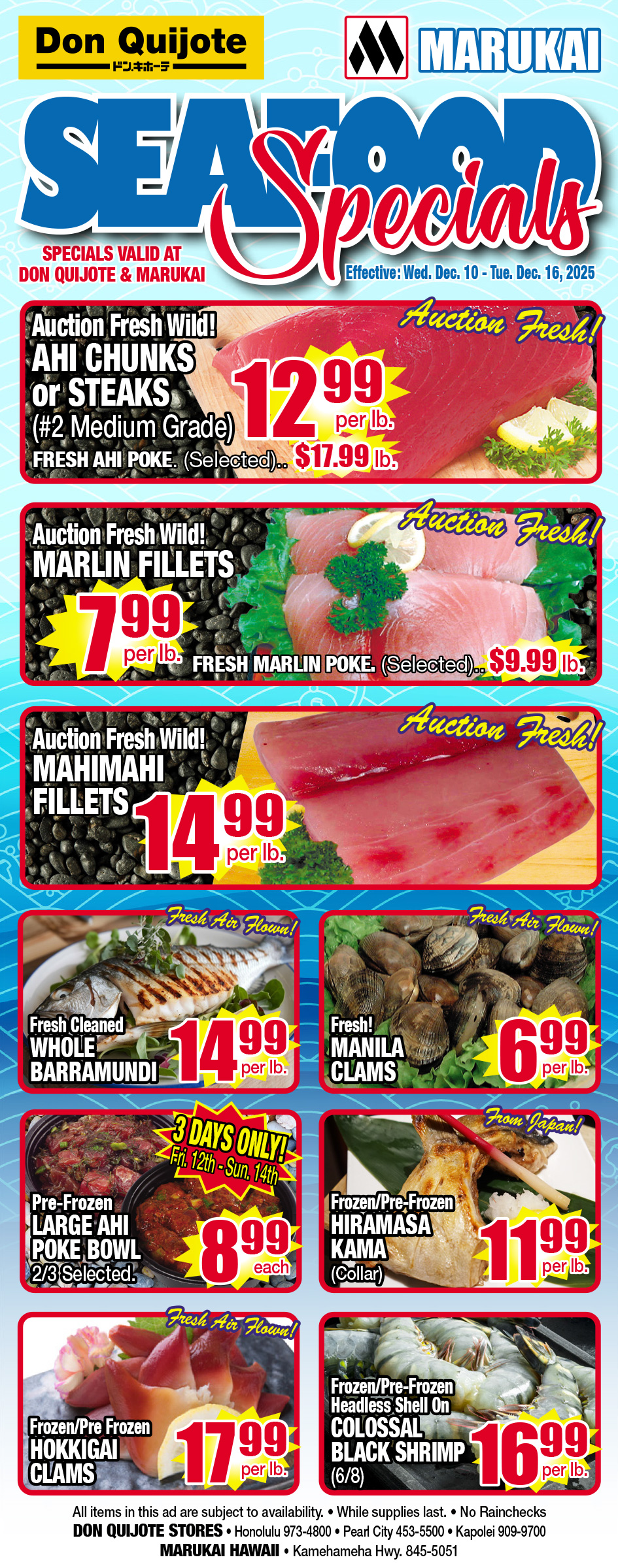 Seafood Flyer Wed, Dec 10, 2025 - Tue, Dec 16, 2025
