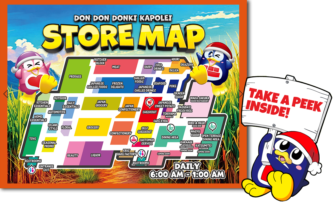 DonDon Donki Store Map