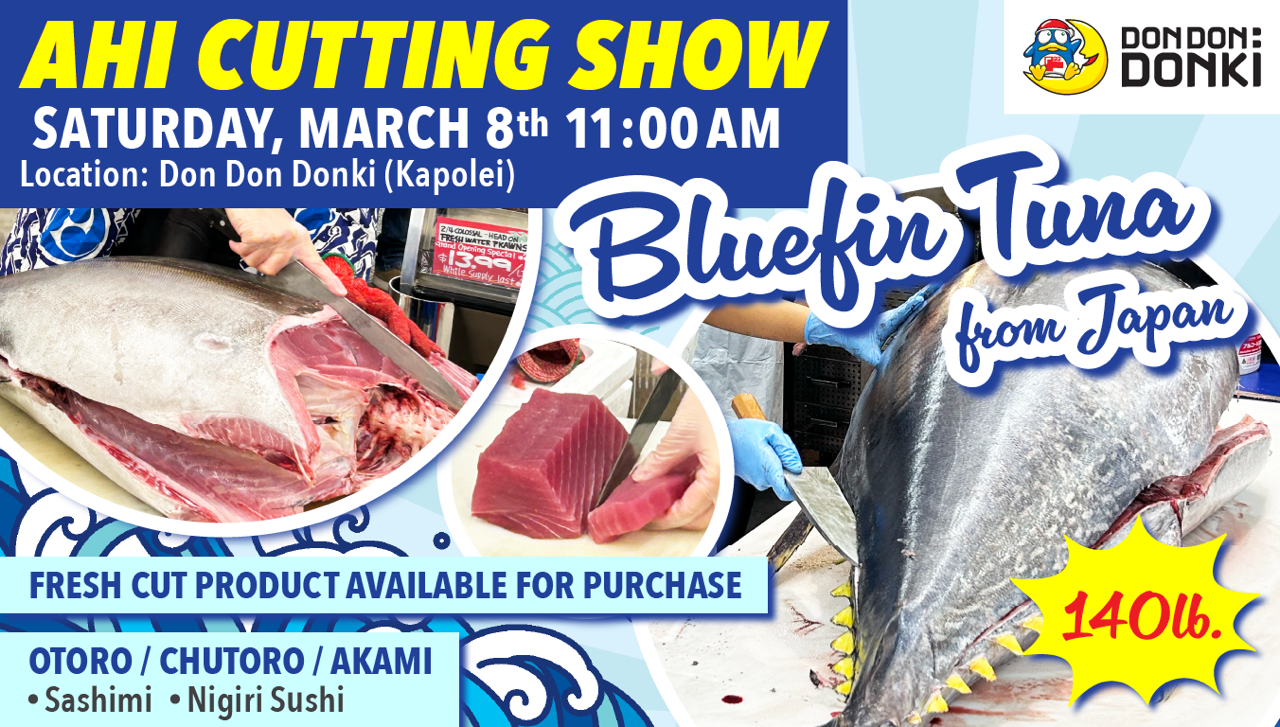 Ahi Cutting Show at DDD Kapolei