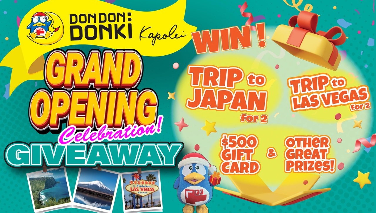 DON DON DONKI GRAND OPENING CELEBRATION GIVEAWAY 