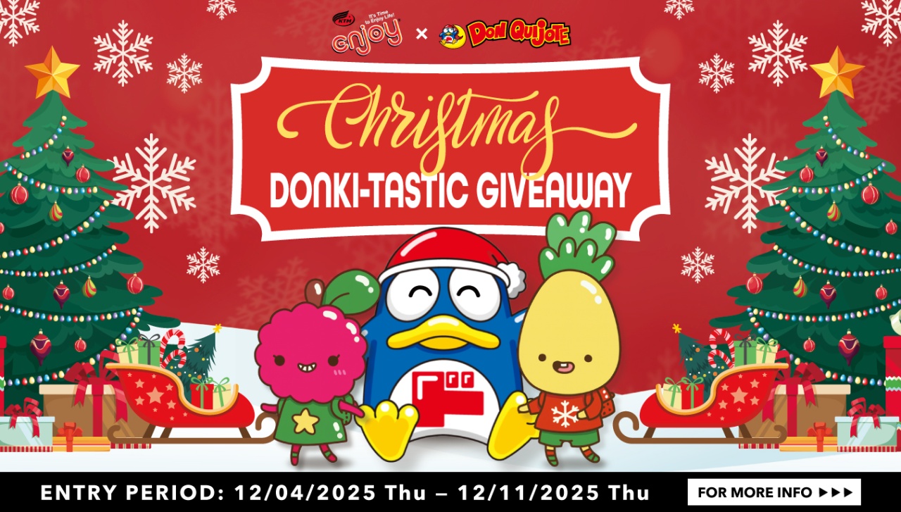 Enjoy x Don Quijote  Christmas Donki-Tastic Giveaway