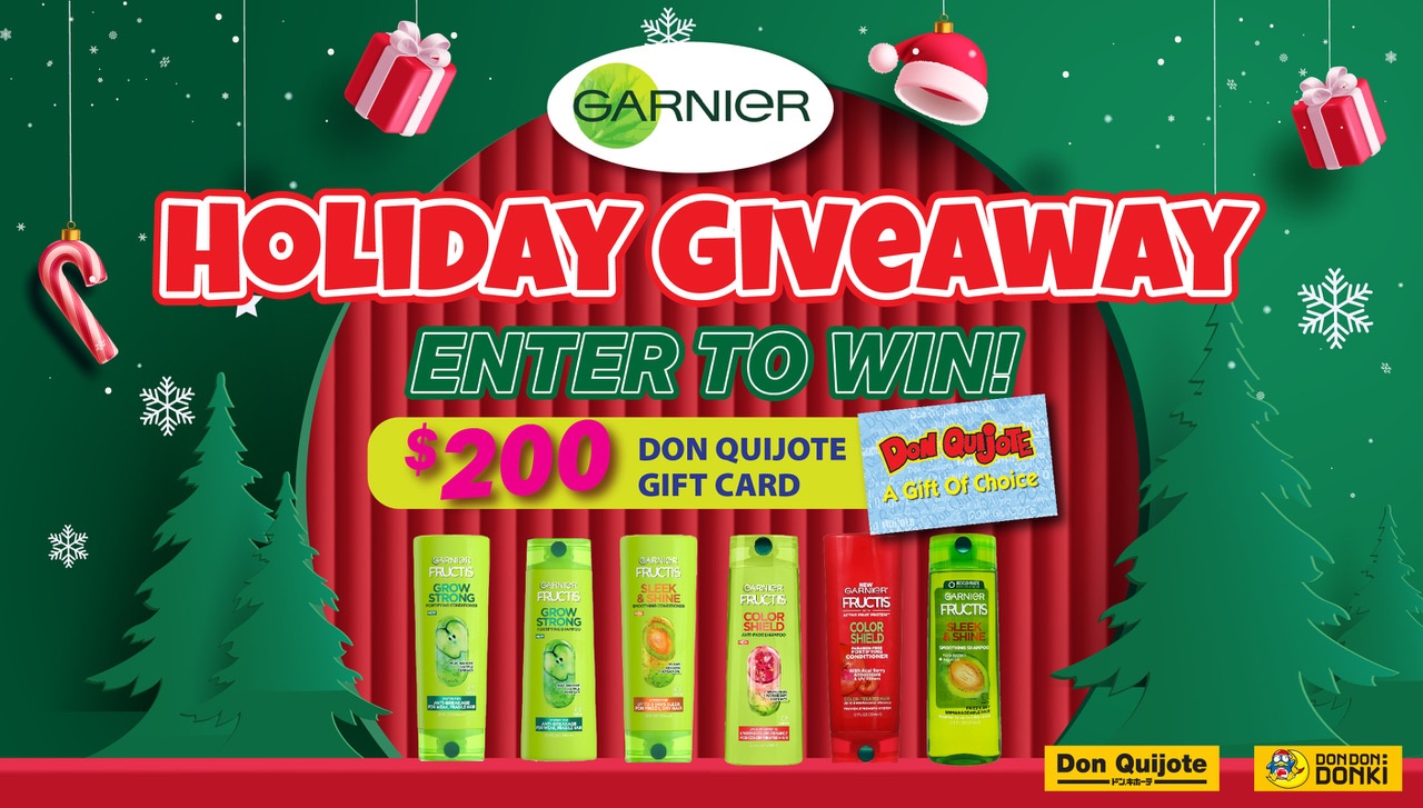 Garnier Holiday Giveaway