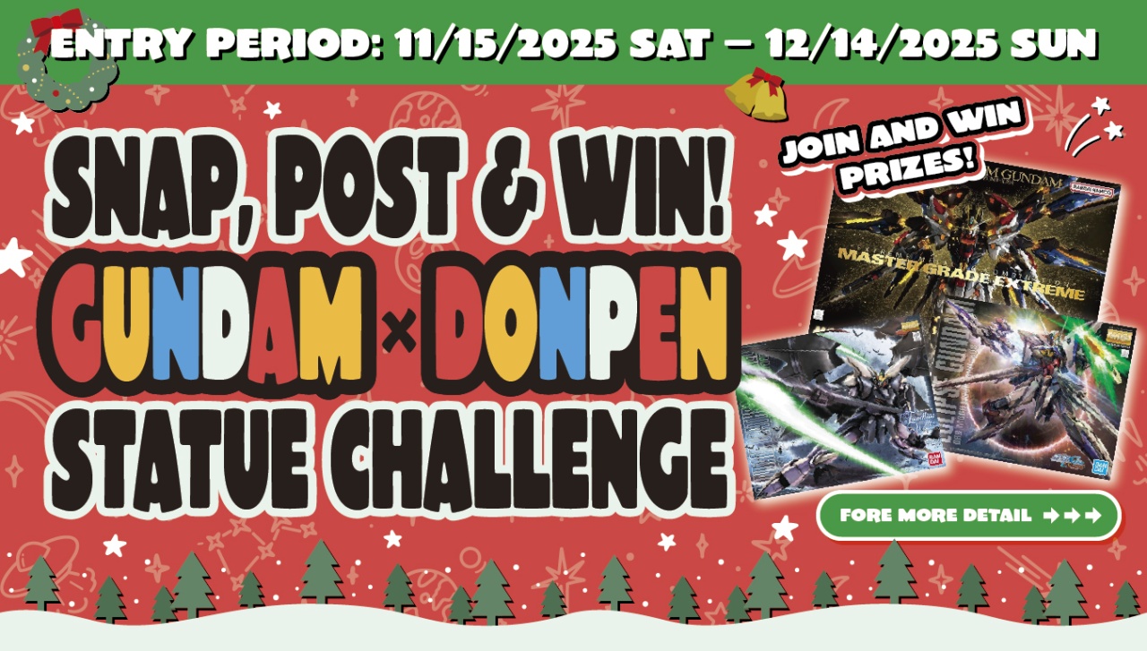  SNAP, POST & WIN! GUNDAM x DONPEN STATUE CHALLENGE Vol.2