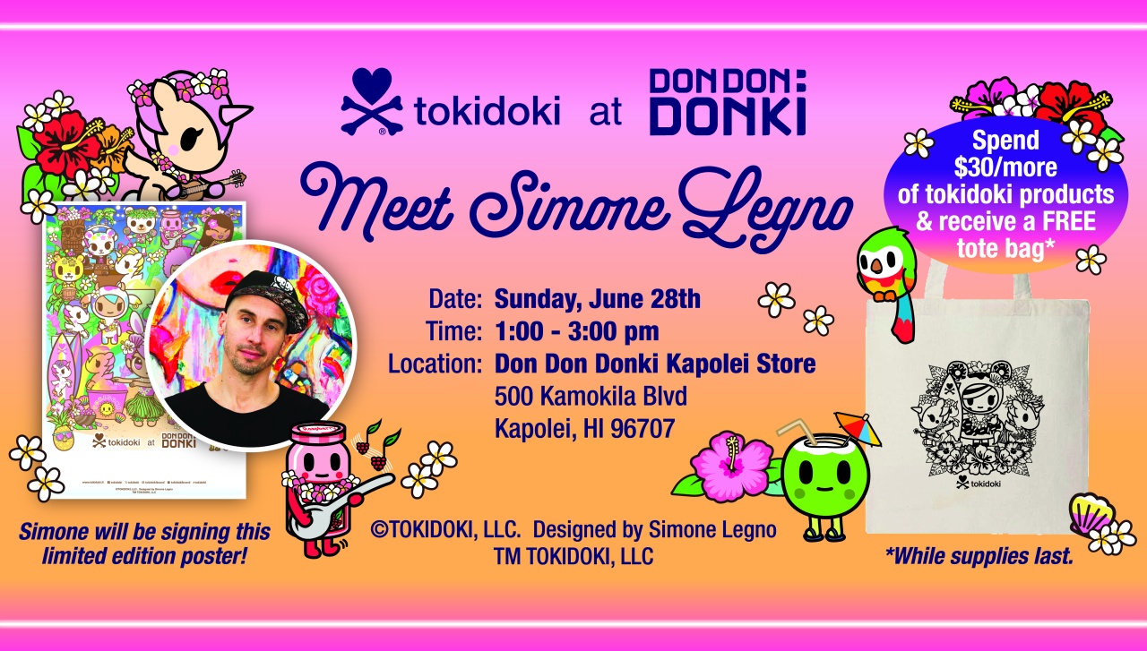 tokidoki at Don Don Donki Kapolei