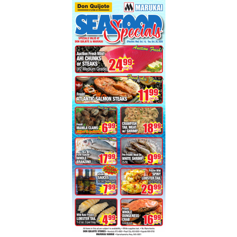 Seafood Flyer Wed, Oct 14, 2026 - Tue, Oct 20, 2026