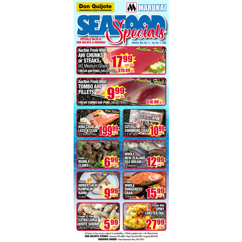 Seafood Flyer Wed, Feb 11, 2026 - Tue, Feb 17, 2026