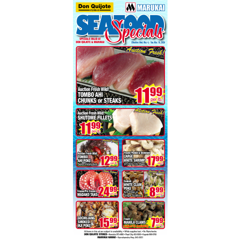 Seafood Flyer Wed, Mar 04, 2026 - Tue, Mar 10, 2026