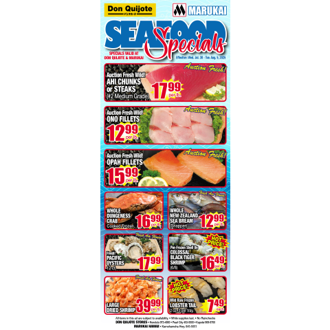 Seafood Flyer Wed, July 30, 2025 - Tue, August 05, 2025