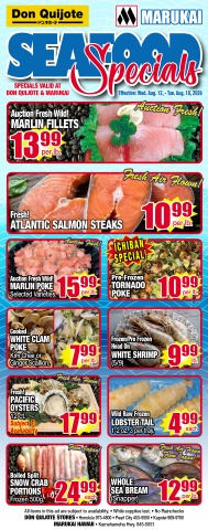 Seafood Flyer Wed, Aug 12, 2026 - Tue, Aug 18, 2026