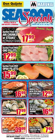 Seafood Flyer Wed, July 30, 2025 - Tue, August 05, 2025
