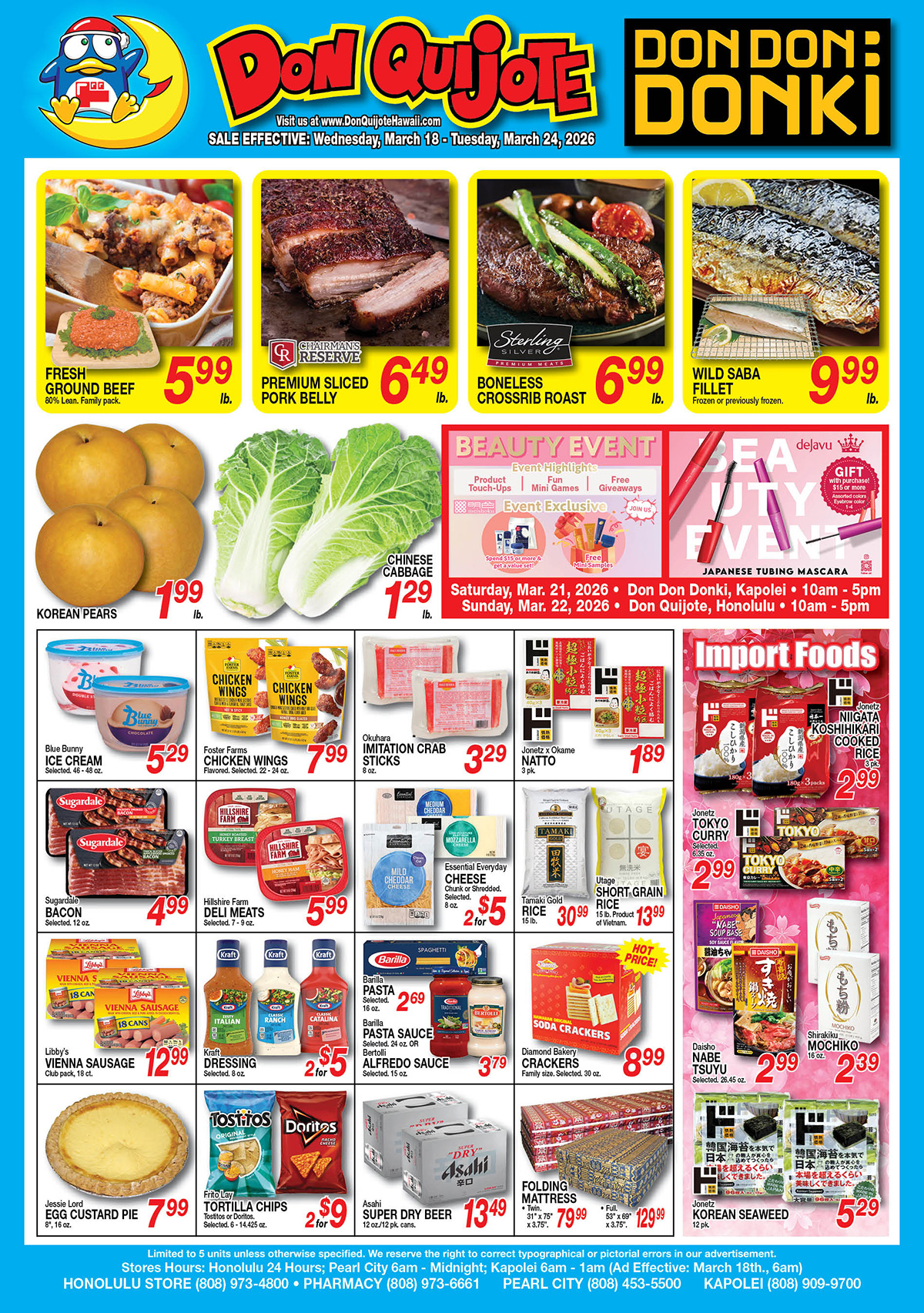 Weekly Flyer Wed, Mar 18, 2026 - Tue, Mar 24, 2026