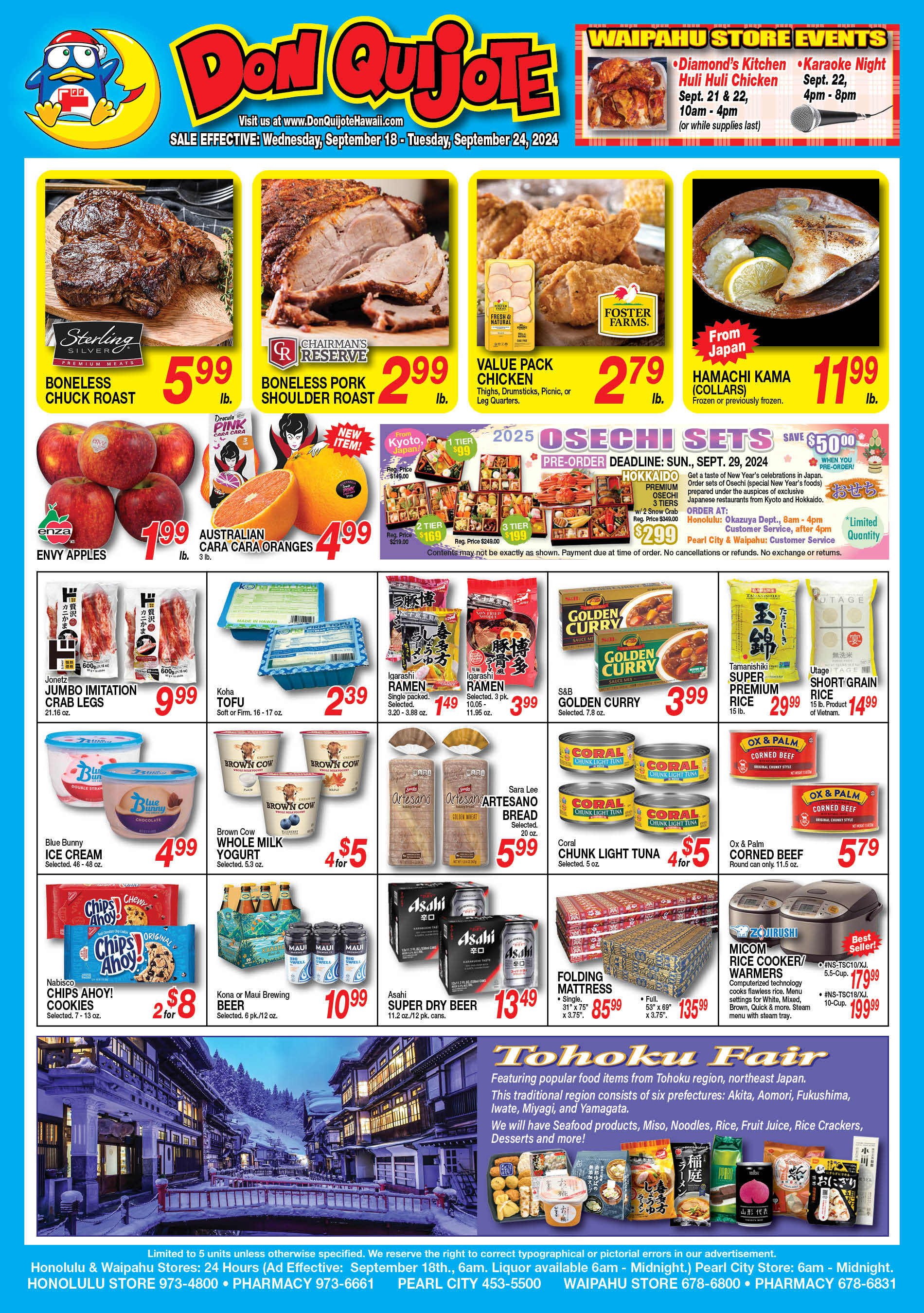 Weekly Flyer Wed, September 18, 2024 - Tue, September 24, 2024