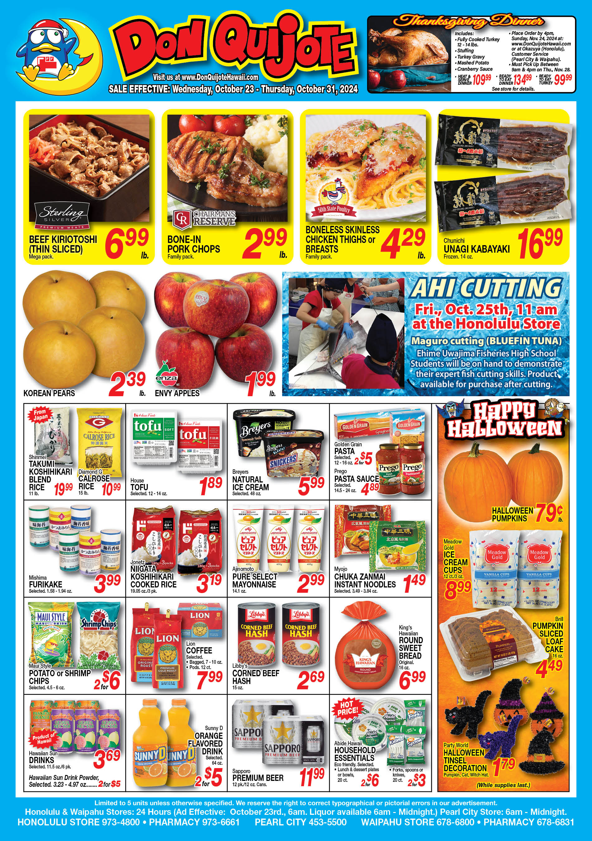 Weekly Flyer Wed, Oct 23, 2024 - Tues, Oct 31, 2024