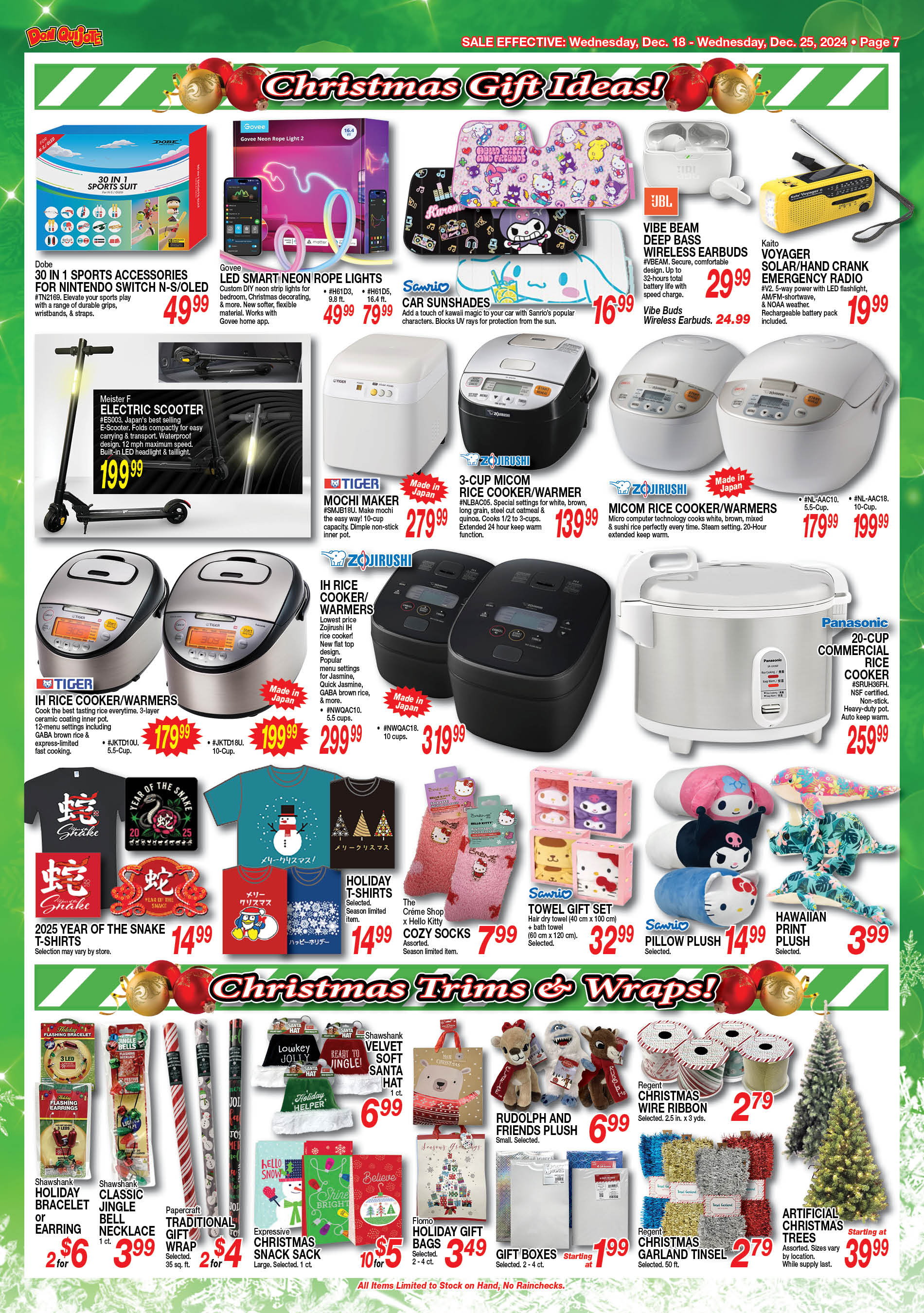 Weekly Flyer Wed, December 18, 2024 - Wed, December 25, 2024