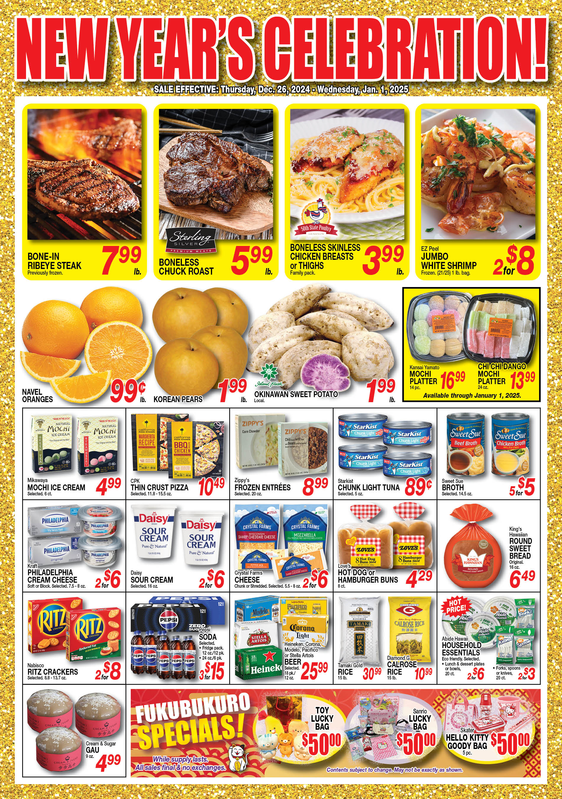 Weekly Flyer Wed, December 26, 2024 - Wed, January 01, 2025